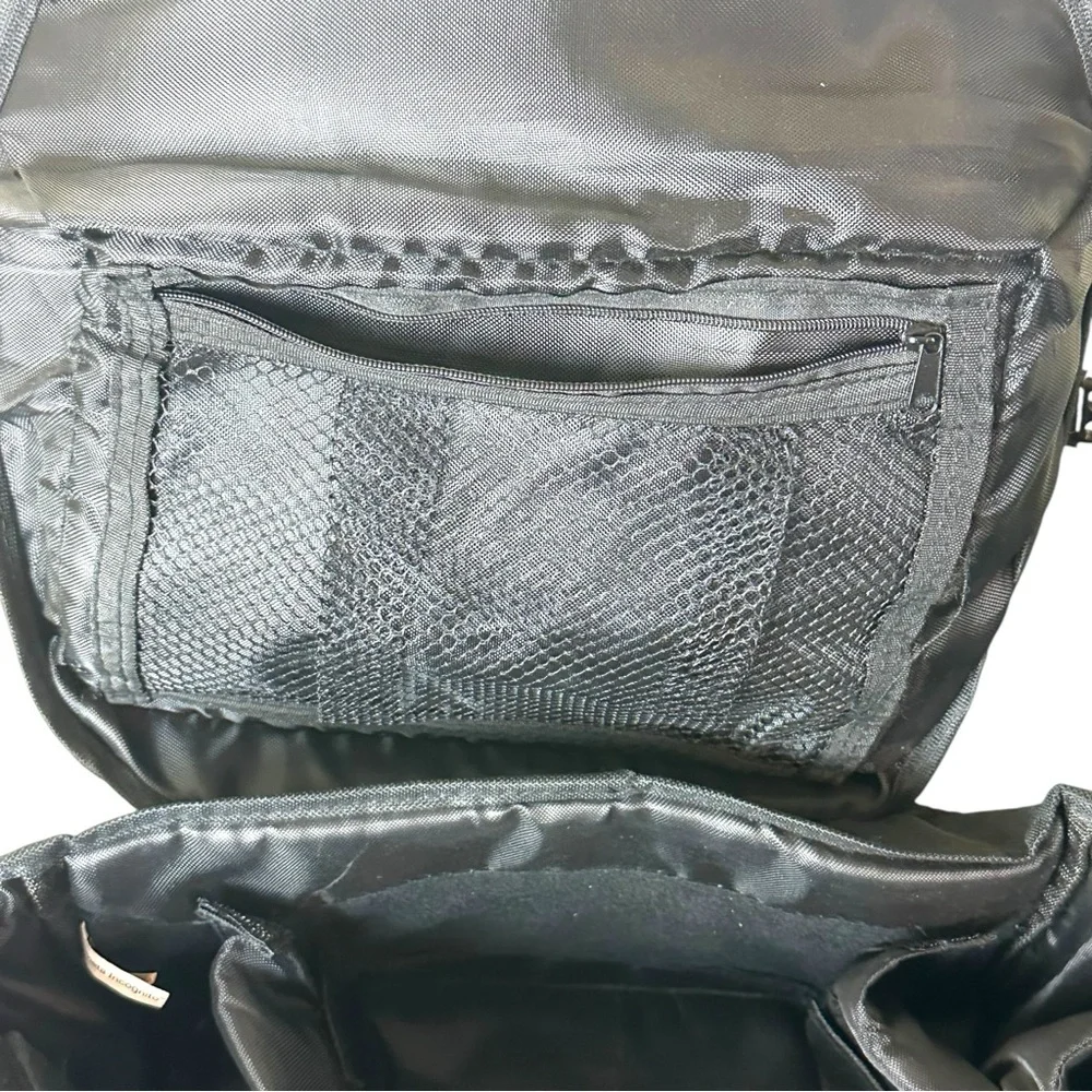Highly Padded Camera Bag Protective Black Bag Multi Pockets Zips Universal Fit